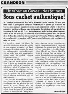 quelques coupures de presse